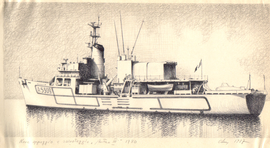 1980 - Nave appoggio e salvataggio 'Anteo' III